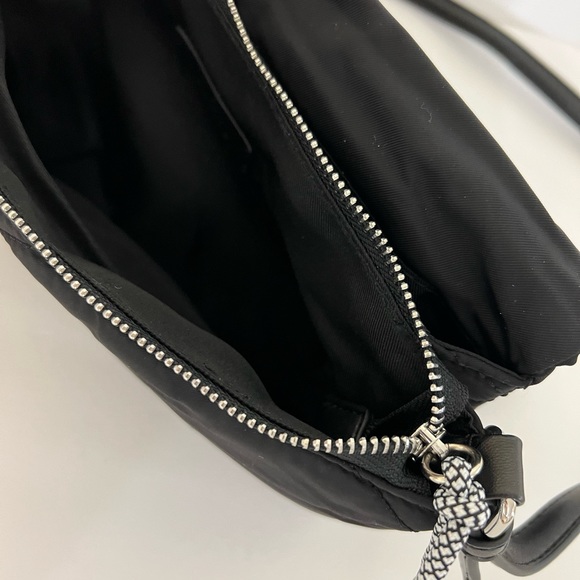 Zara Womens Crossbody Bag Black Quilt Shoulder Bag Purse Adjustable Strap New - Picture 5 of 13